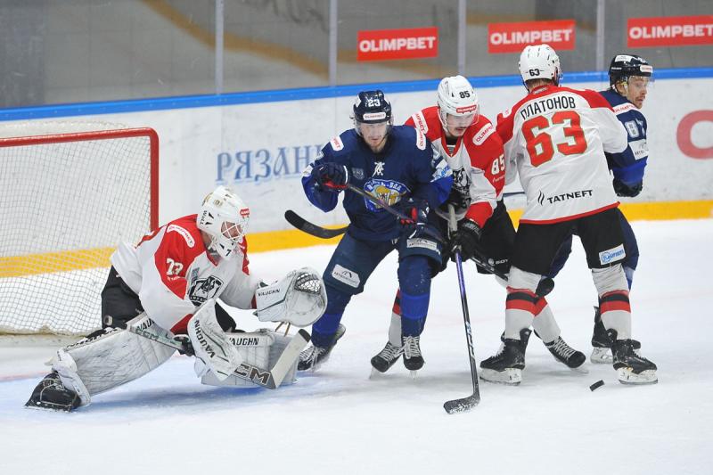 ХК «Рязань-ВДВ» проиграл «Нефтянику» третий матч подряд